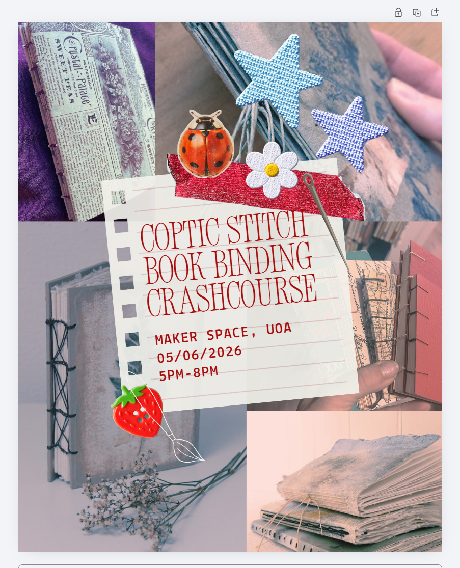 Bookbinding - Final Event for Sem 1 2026 post image
