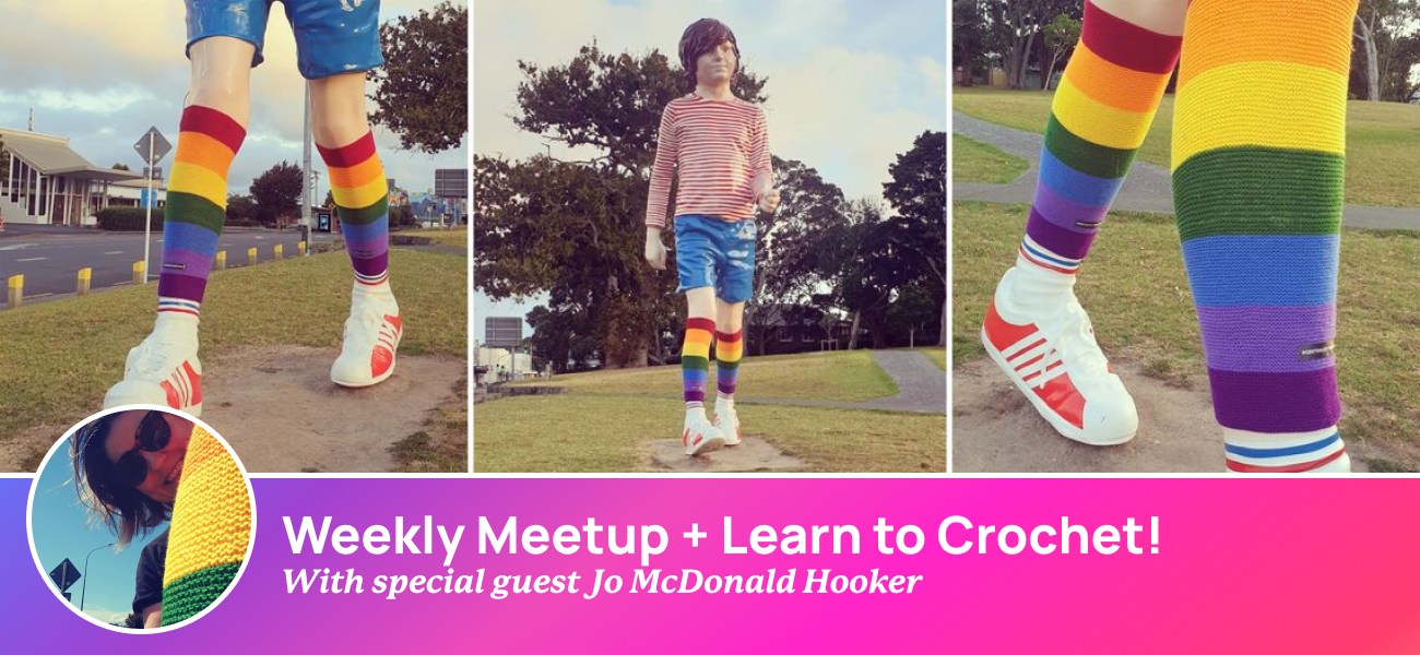 Friday 11th: Weekly Meetup + Crochet Yarn Bombing