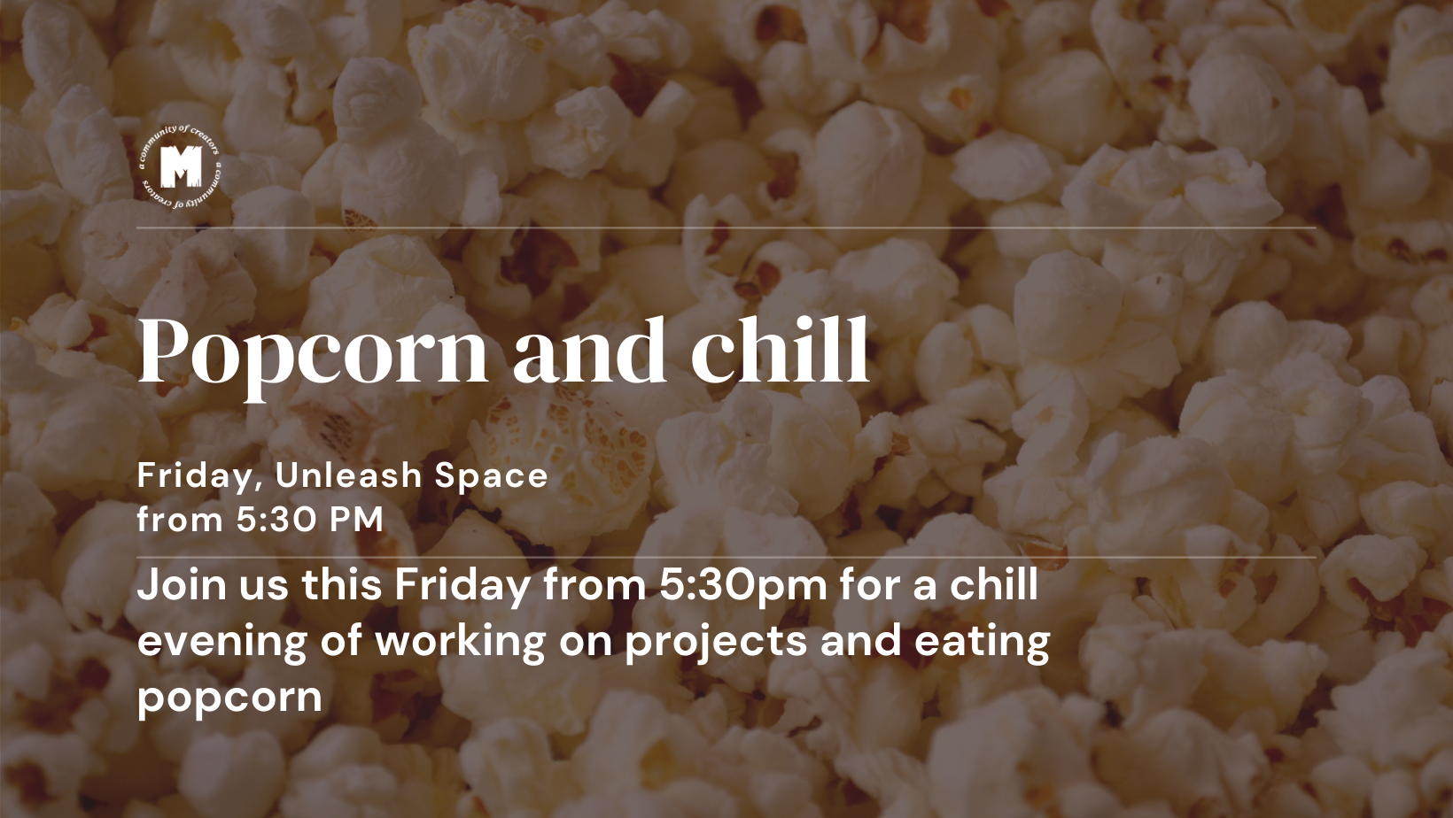 Popcorn and chill