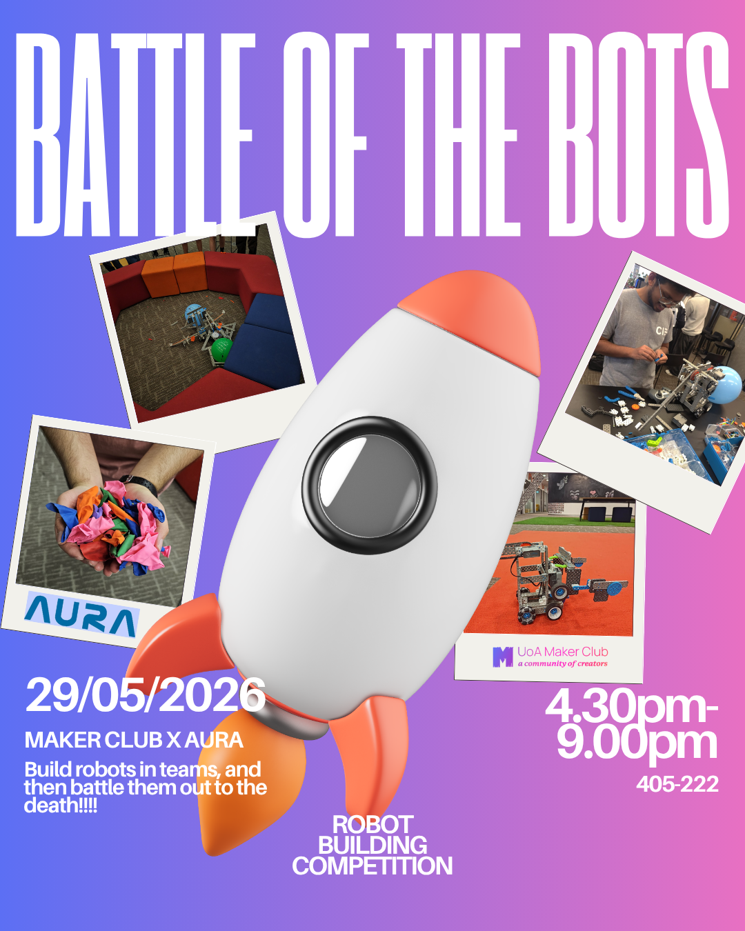 Battle Bots: AURA x Maker Club