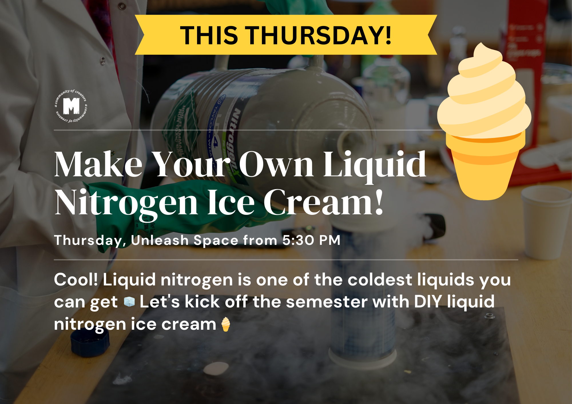Liquid Nitrogen Ice Cream!