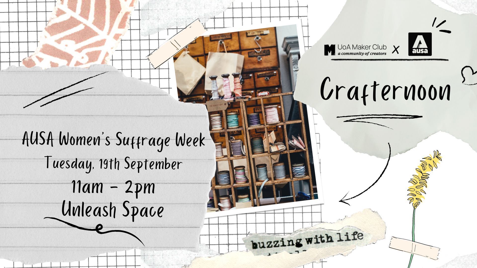 Next Week: Crafternoon & The Great Canvas Hack